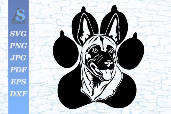 Belgian Malinois Paw SVG Review for Embroidery Projects
