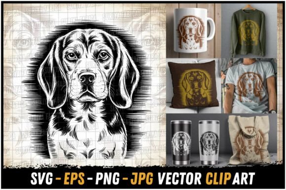 Charming Beagle Dog Art Design SVG Review