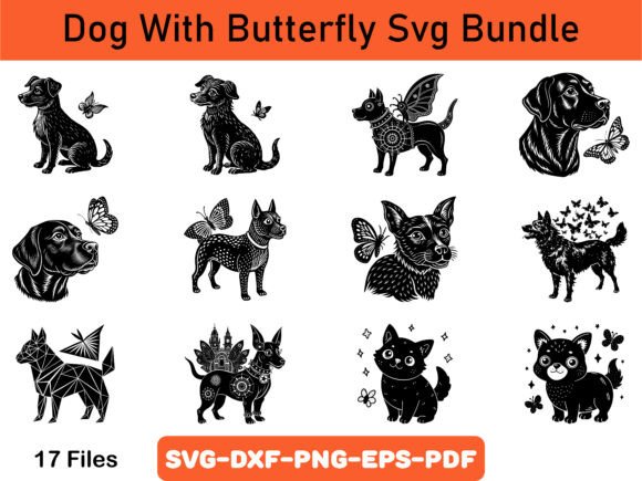 Dog with Butterfly Svg Bundle Review