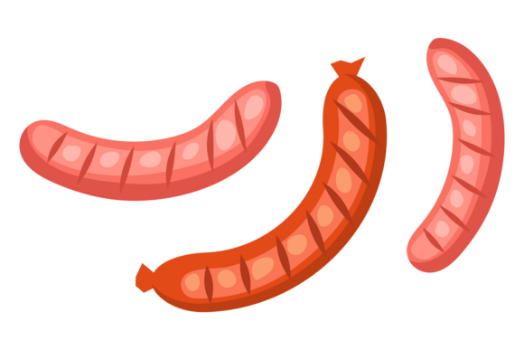 Grilled Sausages Cartoon Icon: A Tasty Embroidery Review