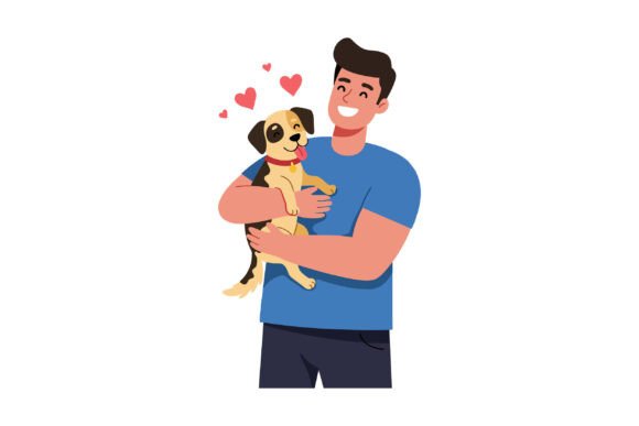 Happy Man with Dog Embroidery Design Review