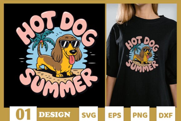 Hot Dog Summer Lover Chill Vibes SVG Review