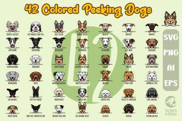 Peeking Dog Portrait SVG Set Review