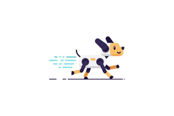 Playful Robotic Dog Embroidery Design Review